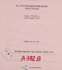 ACL Filco-ACL Filco 9770-0179-1, D.I. Ater Test Stand, Operations Maintenance Manual 1996-9770-0179-1-01